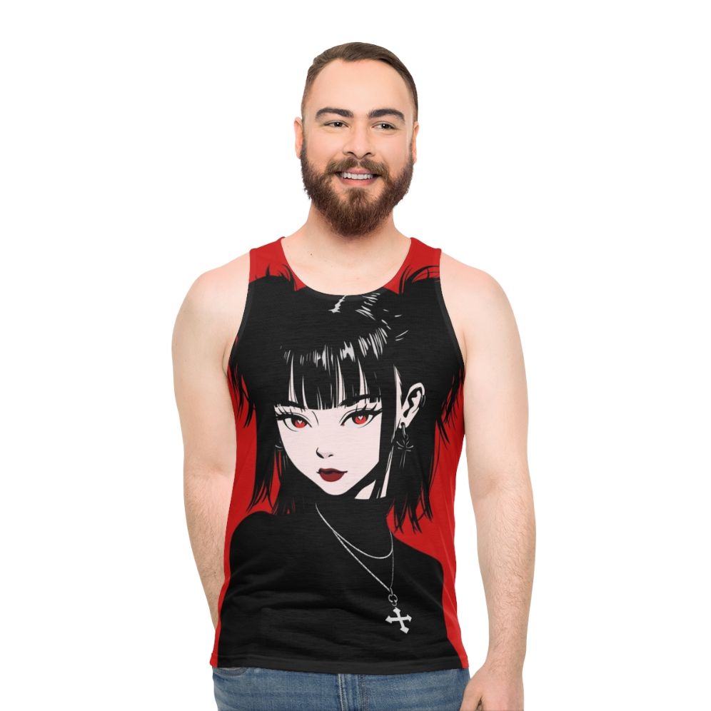 Gothic anime unisex tank top - men