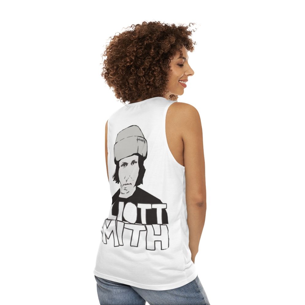 Elliott Smith Unisex Music Inspired Tank Top - women back