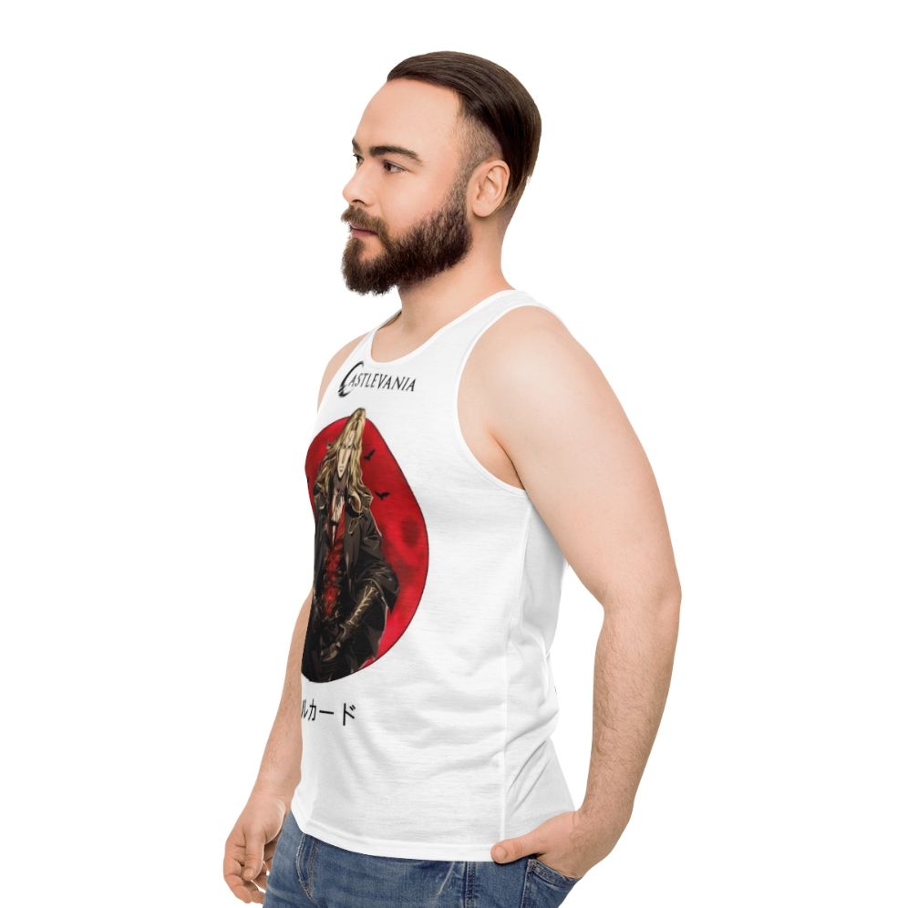 Castlevania Alucard Unisex Tank Top - men side