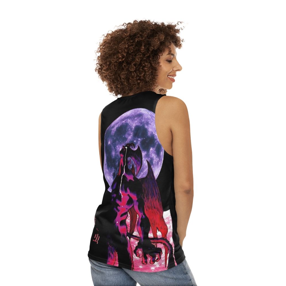 Akira Devilman Crybaby Unisex 90s Aesthetic Glitter Tank Top - women back