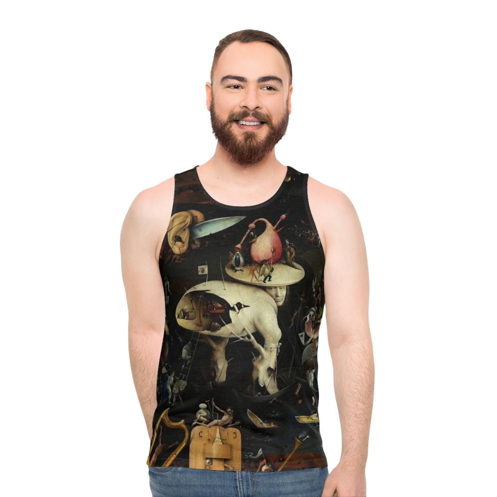 Hieronymus Bosch surreal fine art unisex tank top - men