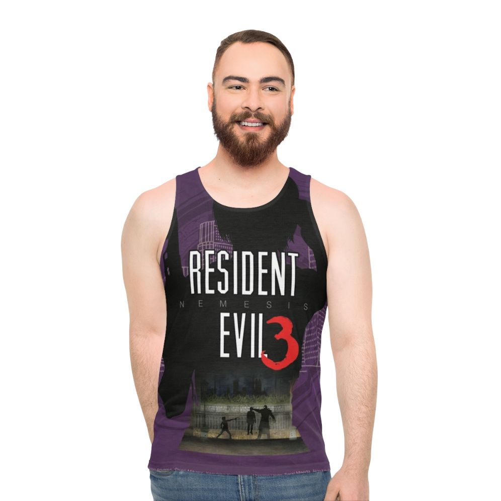 Resident Evil Nemesis Minimalist Unisex Tank Top - men