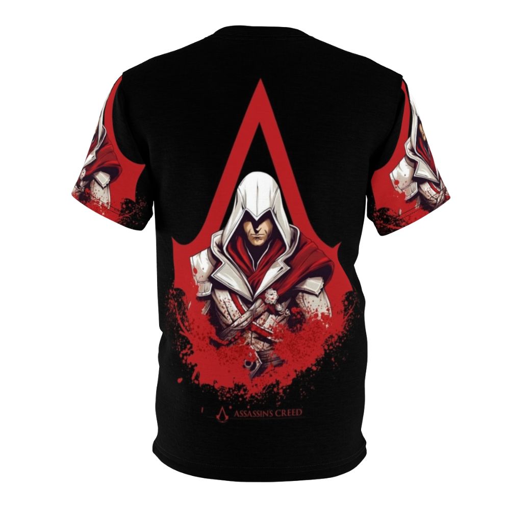 Assassin's Creed inspired action adventure gaming t-shirt - Back