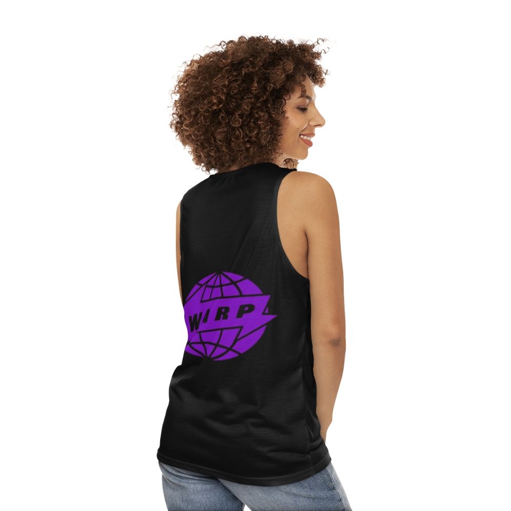 Warp Records Unisex Electronic Music Tank Top - women back