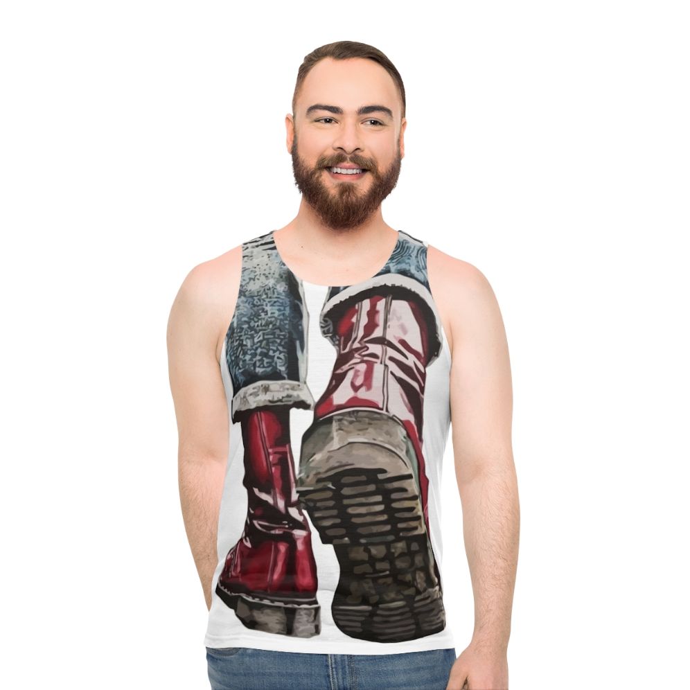 Unisex punk rock and reggae inspired tank top - men