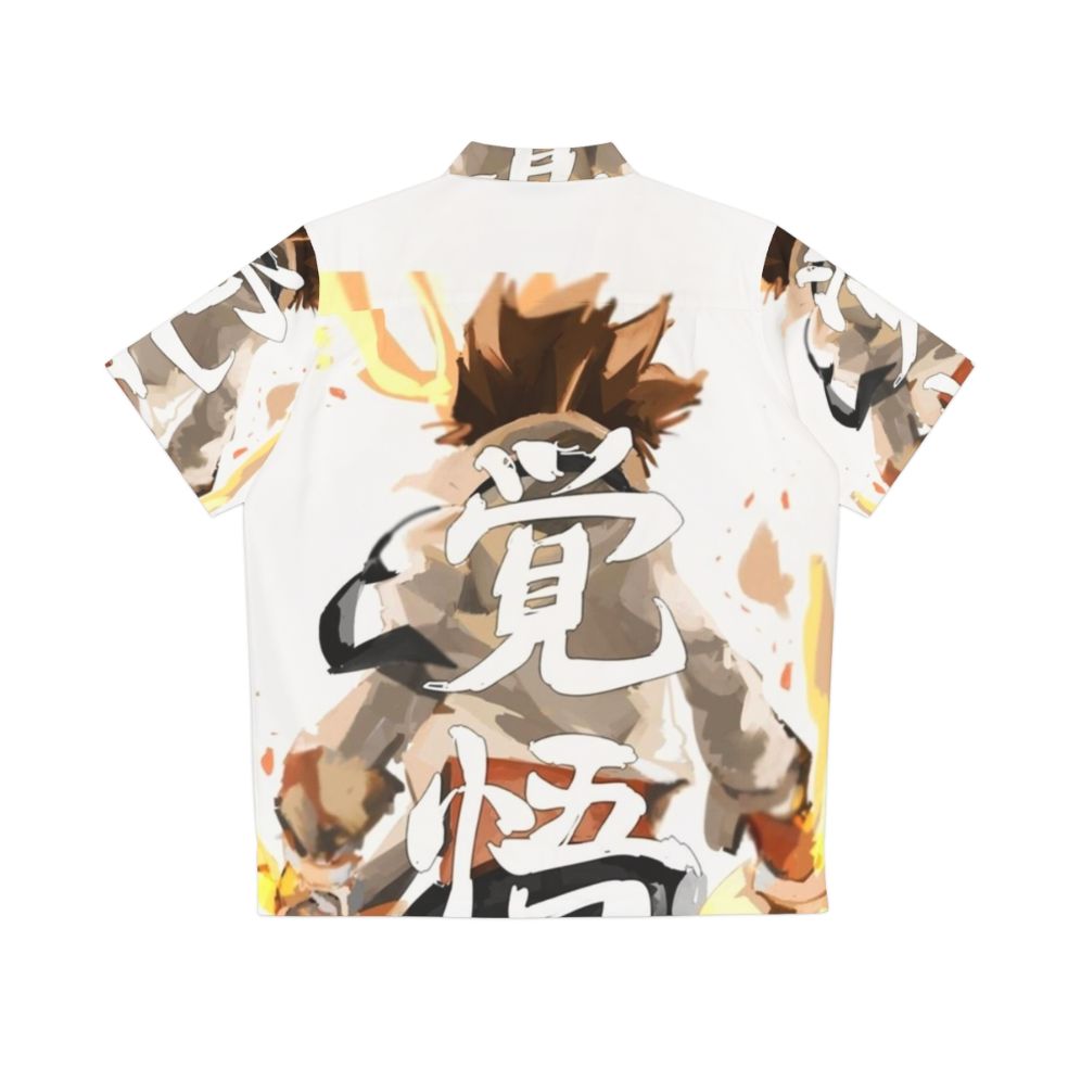 Hyper Intuition Hawaiian Shirt featuring anime and manga characters - Back