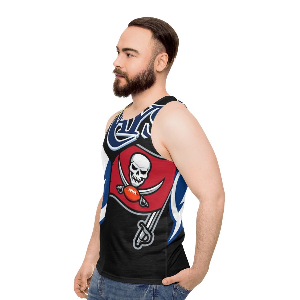 Triquad Essential Tampa Bay Sports Teams Unisex Tank Top - men side