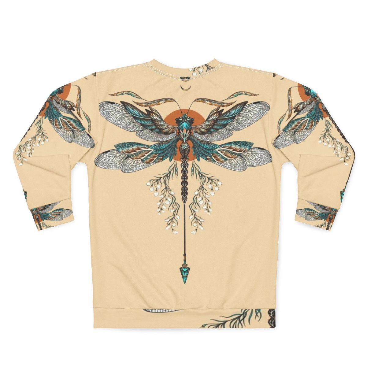 Dragonfly tattoo design sweatshirt - Back