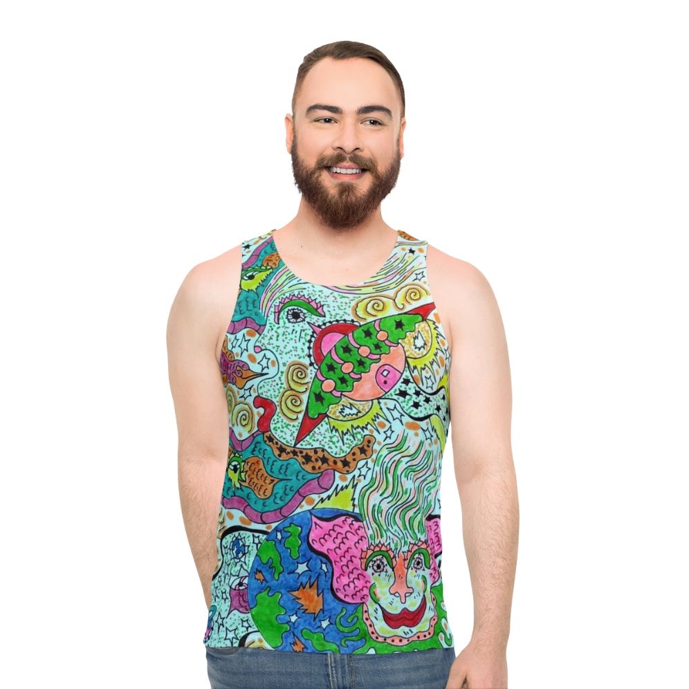 Cosmic Visionary Unisex Tank Top - men