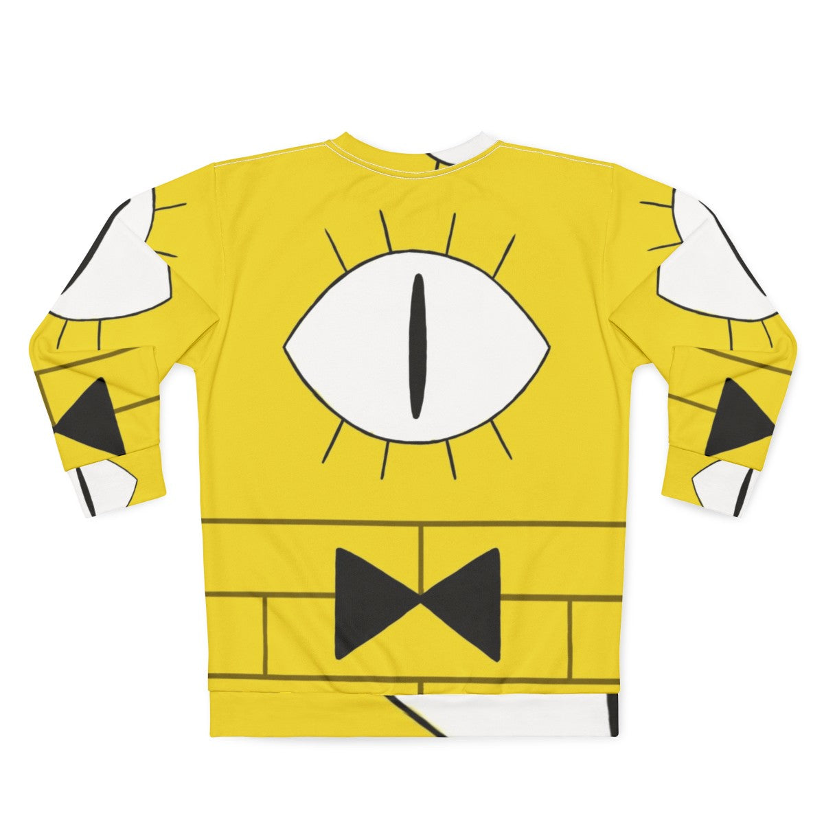 Bill Cipher Gravity Falls Cartoon Character Sweatshirt - Back