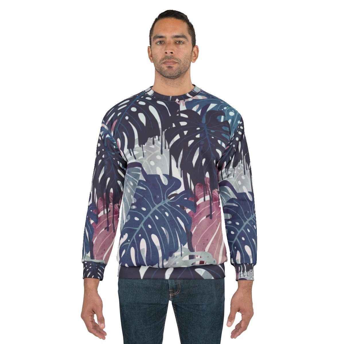 Monstera Melt Tropical Sweatshirt - men