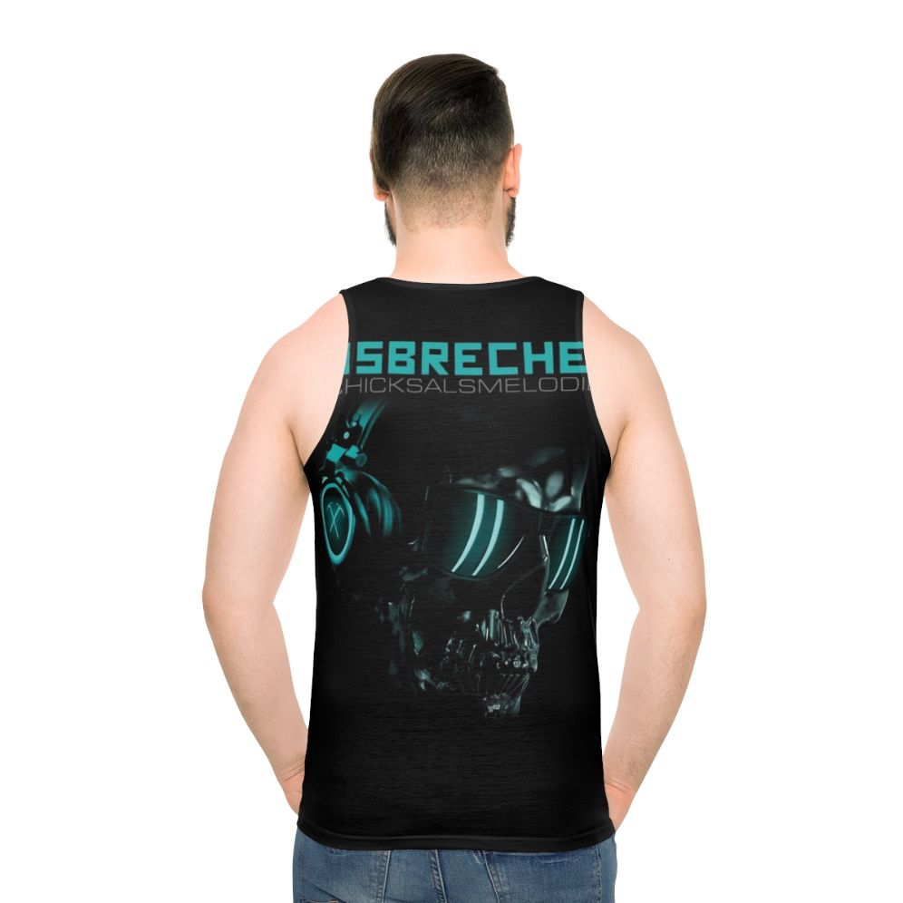 Eisbrecher band unisex metal music tank top - men back