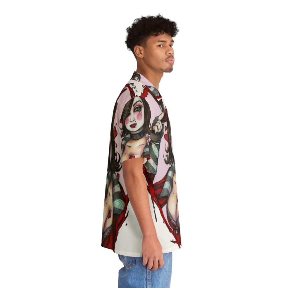 Moxxi Hawaiian Shirt with Tropical Print Design - People Pight