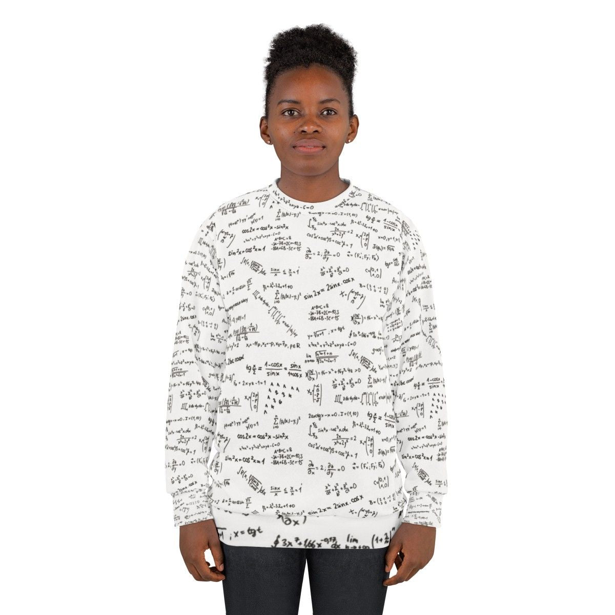 Math Formulas and Numbers Sweatshirt - women