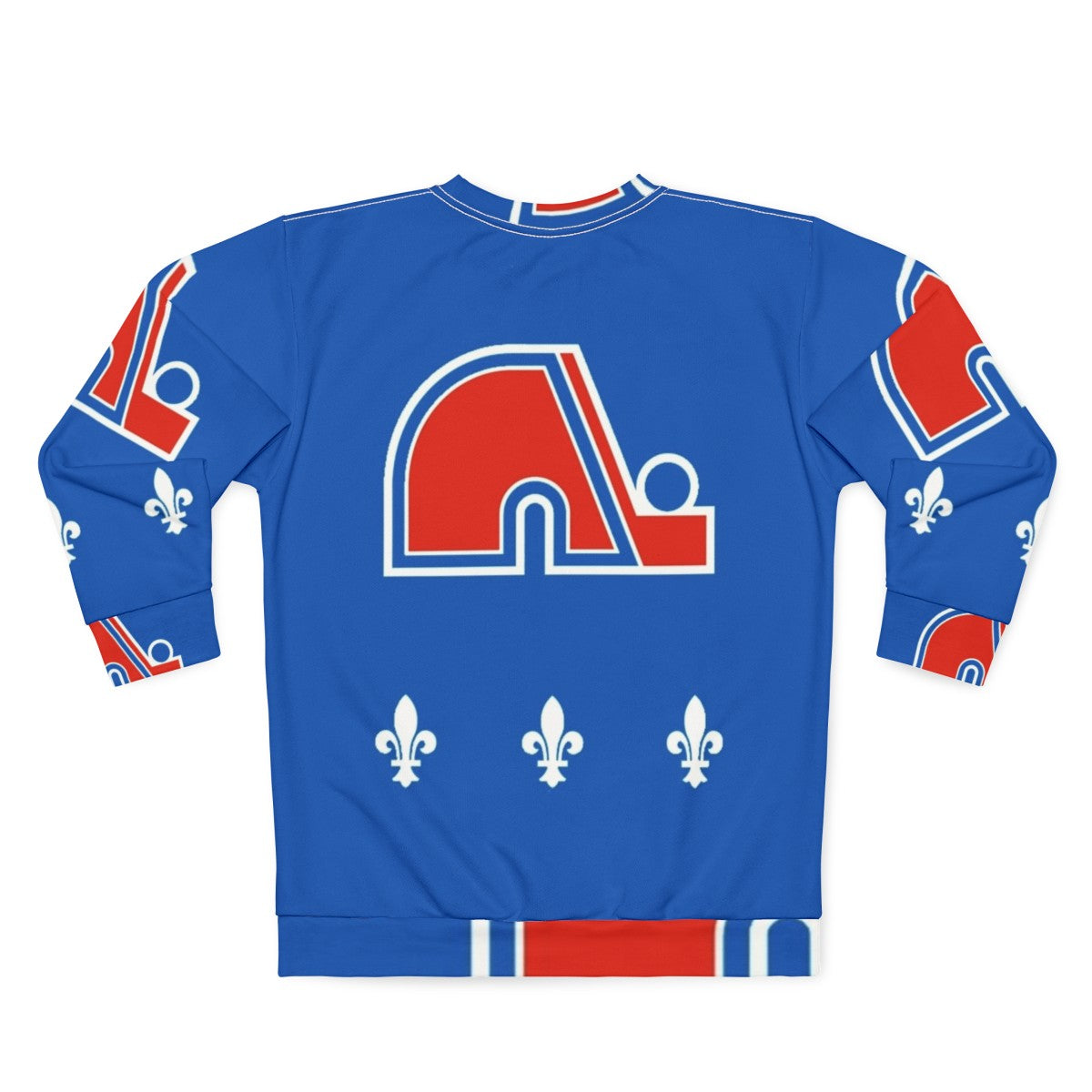 Vintage Quebec Nordiques Retro Hockey Sweatshirt - Back