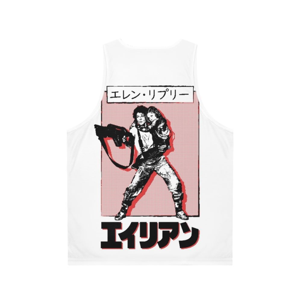 Retro Ellen Ripley Alien Movie Unisex Tank Top - Back