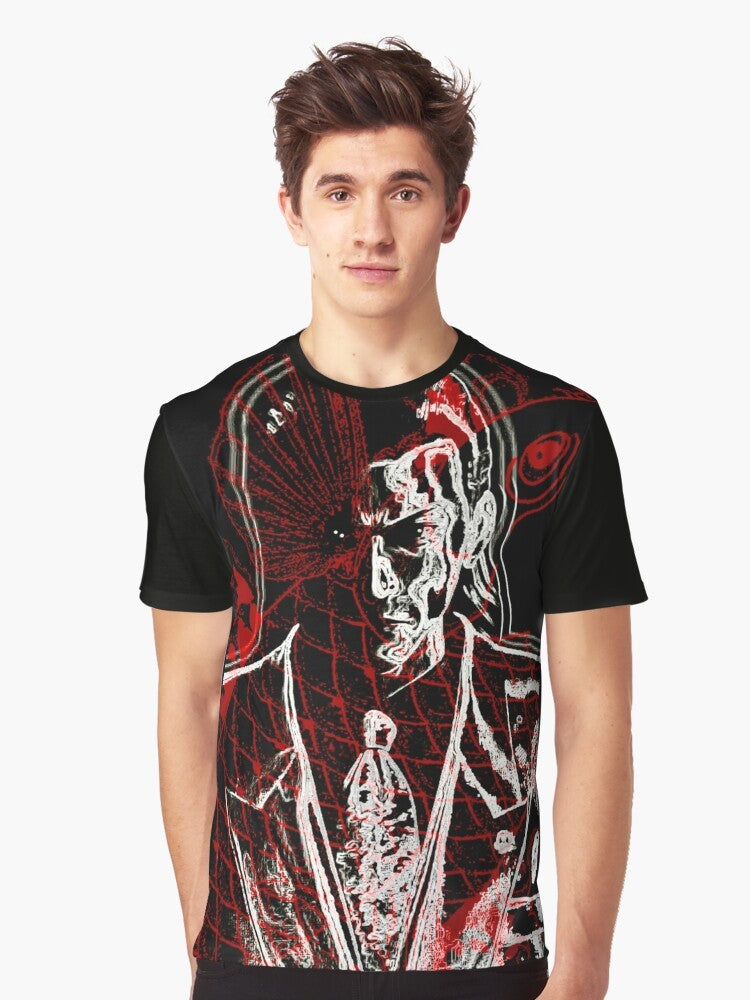 Fallen Kyodai Yakuza Graphic T-Shirt featuring Nishikiyama from the Ryu ga Gotoku (Yakuza) game series - Men