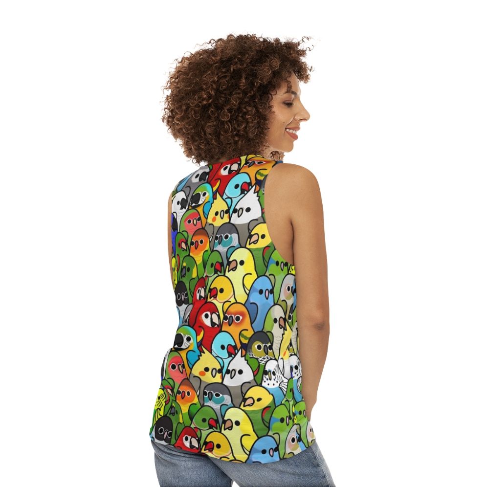 Bird Squad Unisex Tank Top - women back