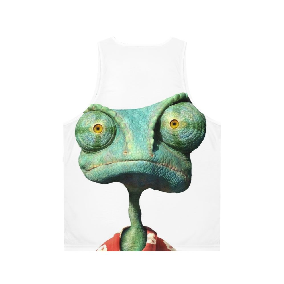 Rango Unisex Cartoon Movie Chameleon Tank Top - Back