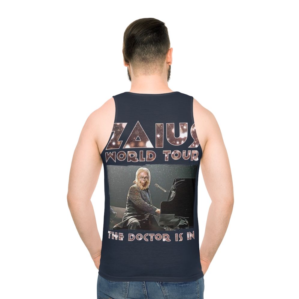 Zaius World Tour Unisex Tank Top - men back