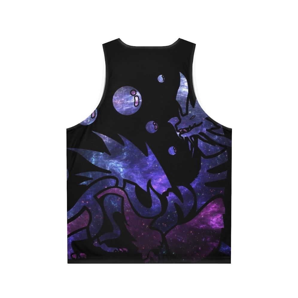 Monster Hunter Mizutsune Galaxy Design Unisex Tank Top - Back