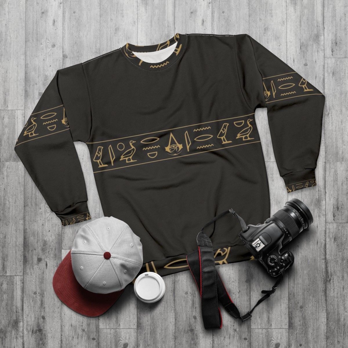 Assassin's Creed Origins Hieroglyphic Sweatshirt - flat lay