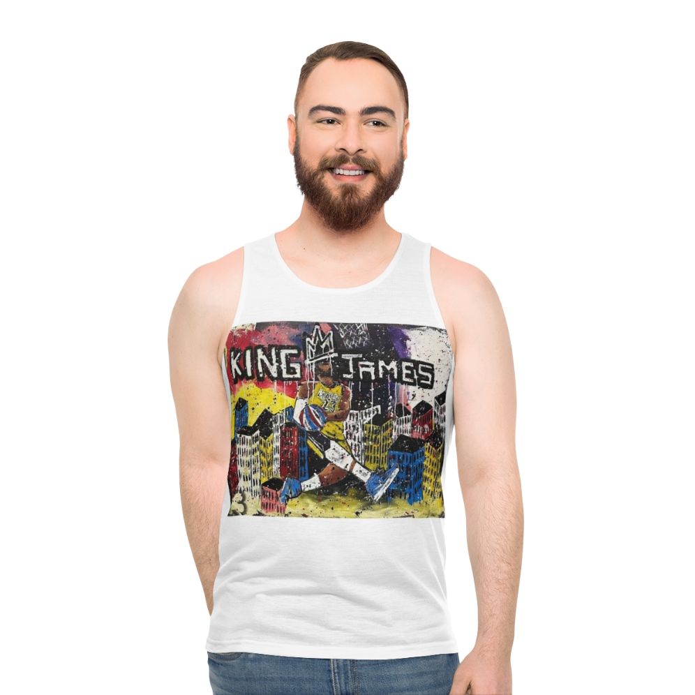 Lebron James Lakers Unisex Basketball Tank Top - men