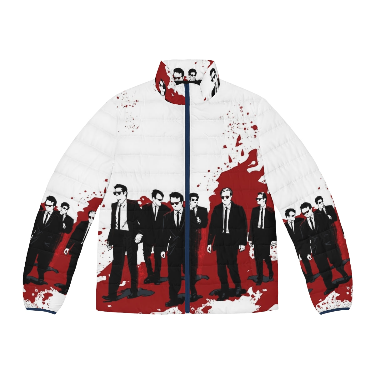 Reservoir Dogs Puffer Jacket featuring the iconic Tarantino movie design