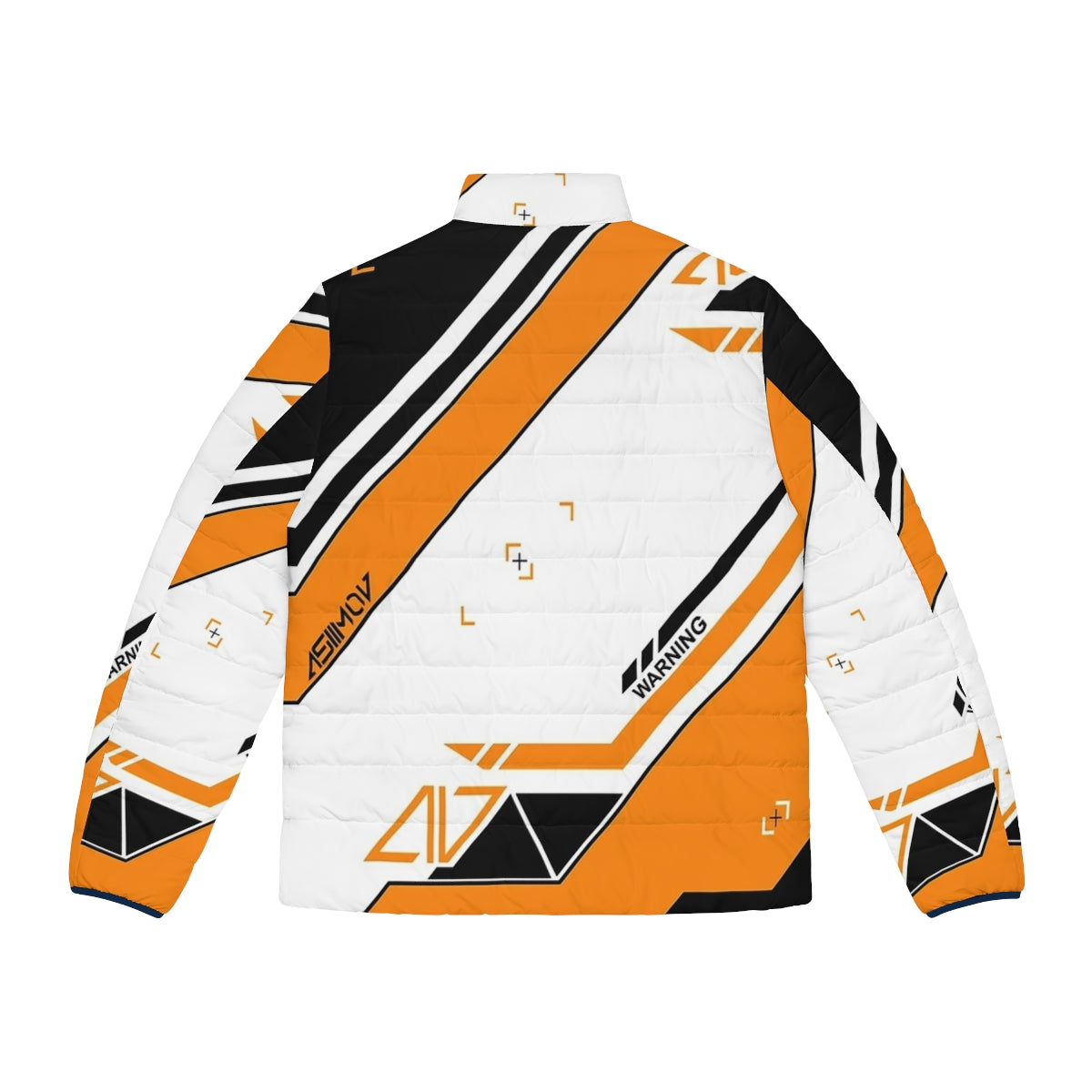 Counter Strike Global Offensive Asiimov Skin Puffer Jacket - Back