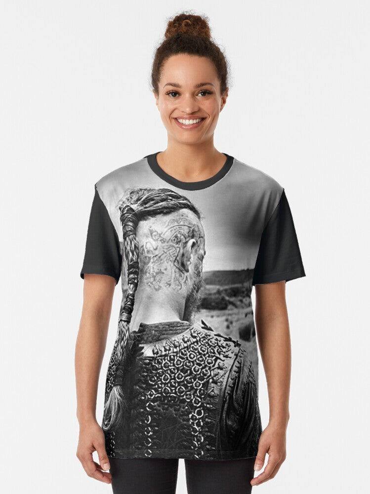 Ragnar Lothbrok Vikings TV Show Graphic T-Shirt - Women