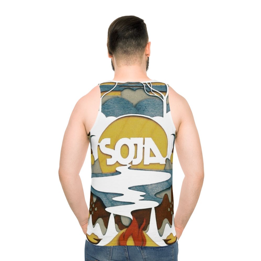 Soja & Hawaii Unisex Reggae Ska Tank Top - men back