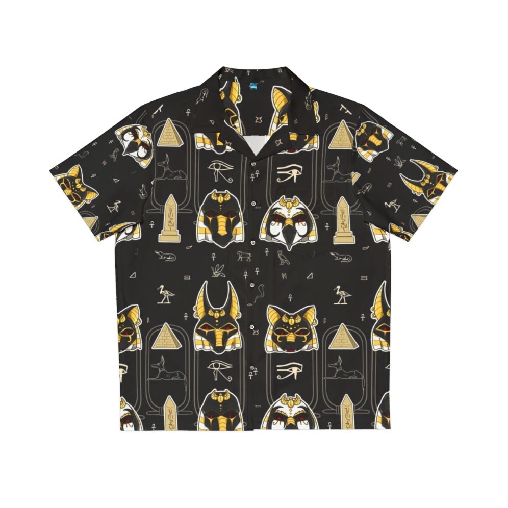 Kemetic Egyptian Shirt with Anubis, Horus, and Other Egyptian Gods