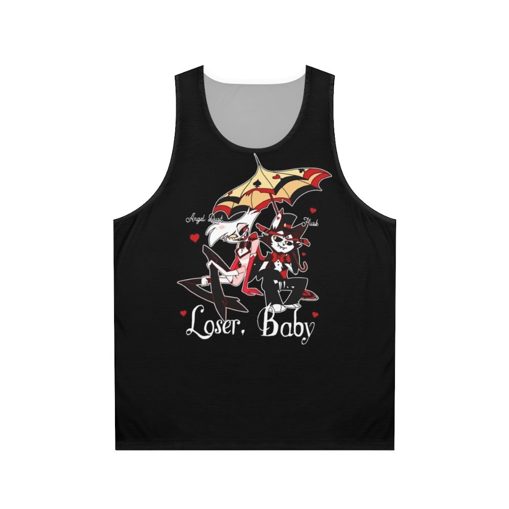 Hazbin Hotel Angel Dust and Husk Unisex Tank Top