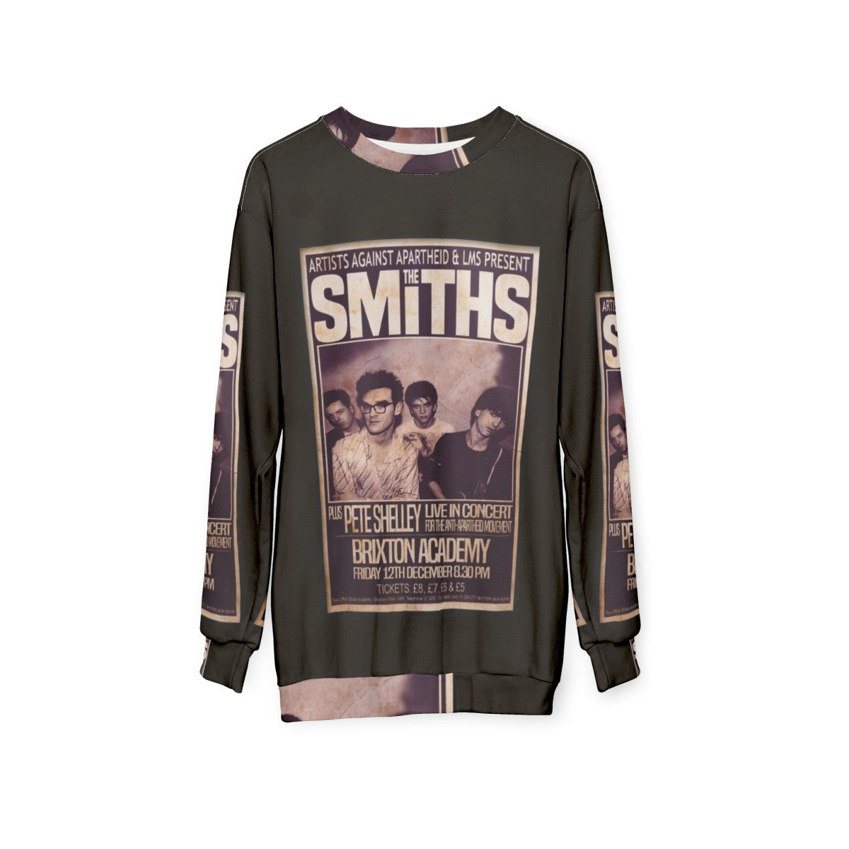 The Smiths 1986 The Final Concert Vintage Sweatshirt - hanging