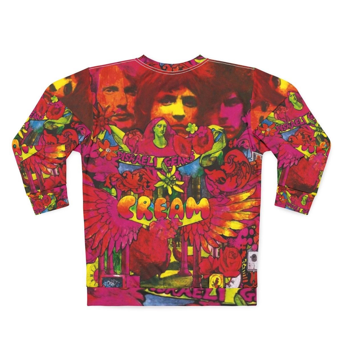 Cream Disraeli Gears Classic Rock Album Sweatshirt - Back