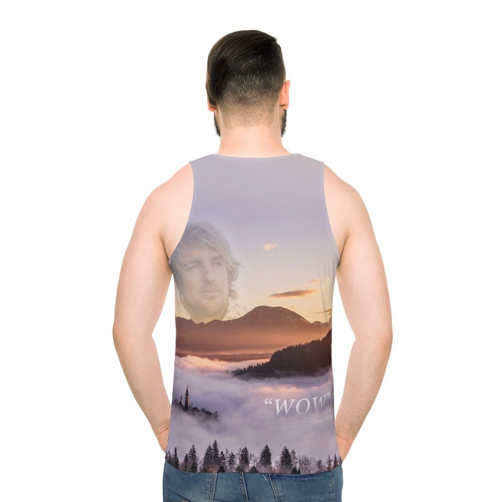 Wow! Owen Wilson Inspired Unisex Tank Top - men back