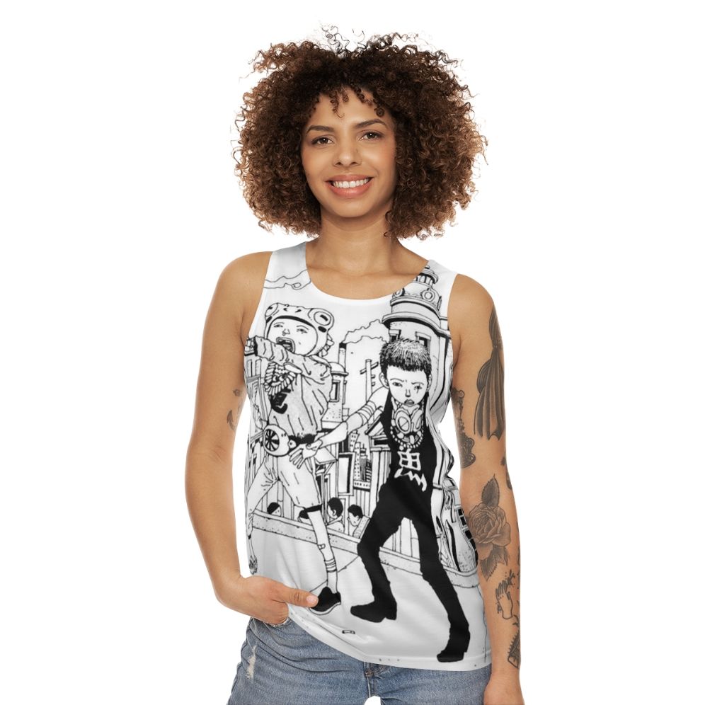 Tekkonkinkreet anime manga graphic unisex tank top - women