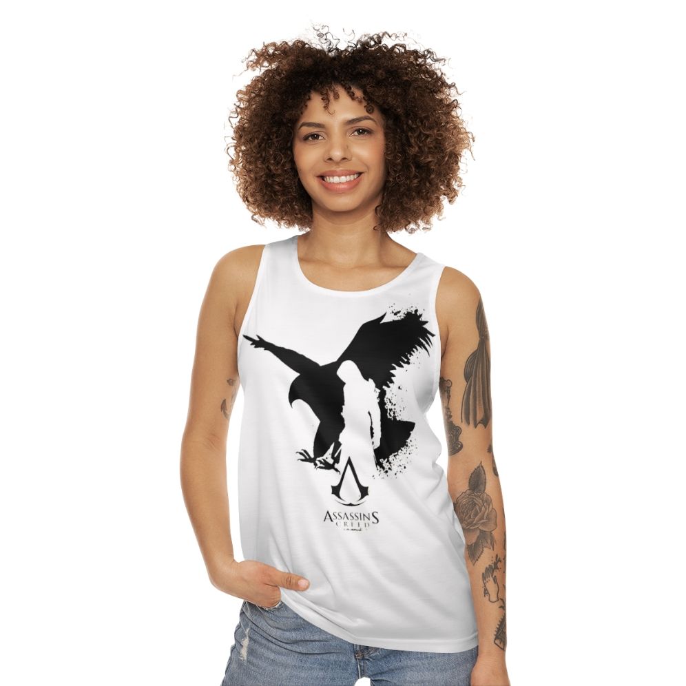 Assassin's Creed unisex tank top with game characters - women