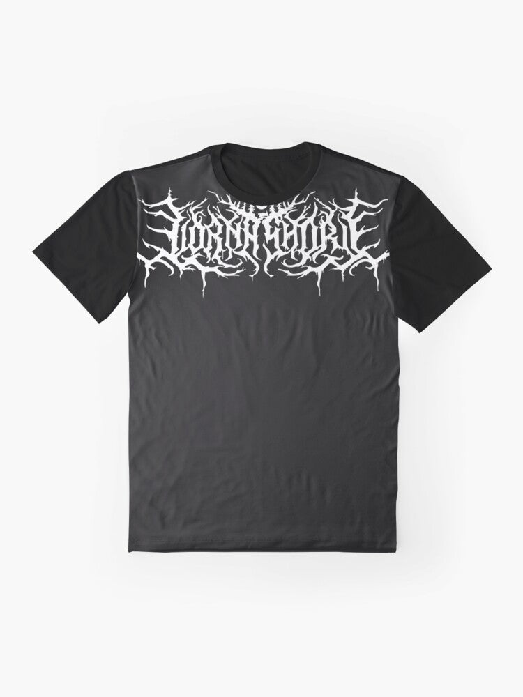 Lorna Shore Logo Classic T-Shirt featuring the iconic Lorna Shore logo and band name - Flat lay