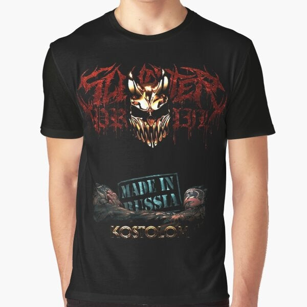 Slaughter to Prevail "Misery Sermon" Deathcore Metal Graphic T-Shirt