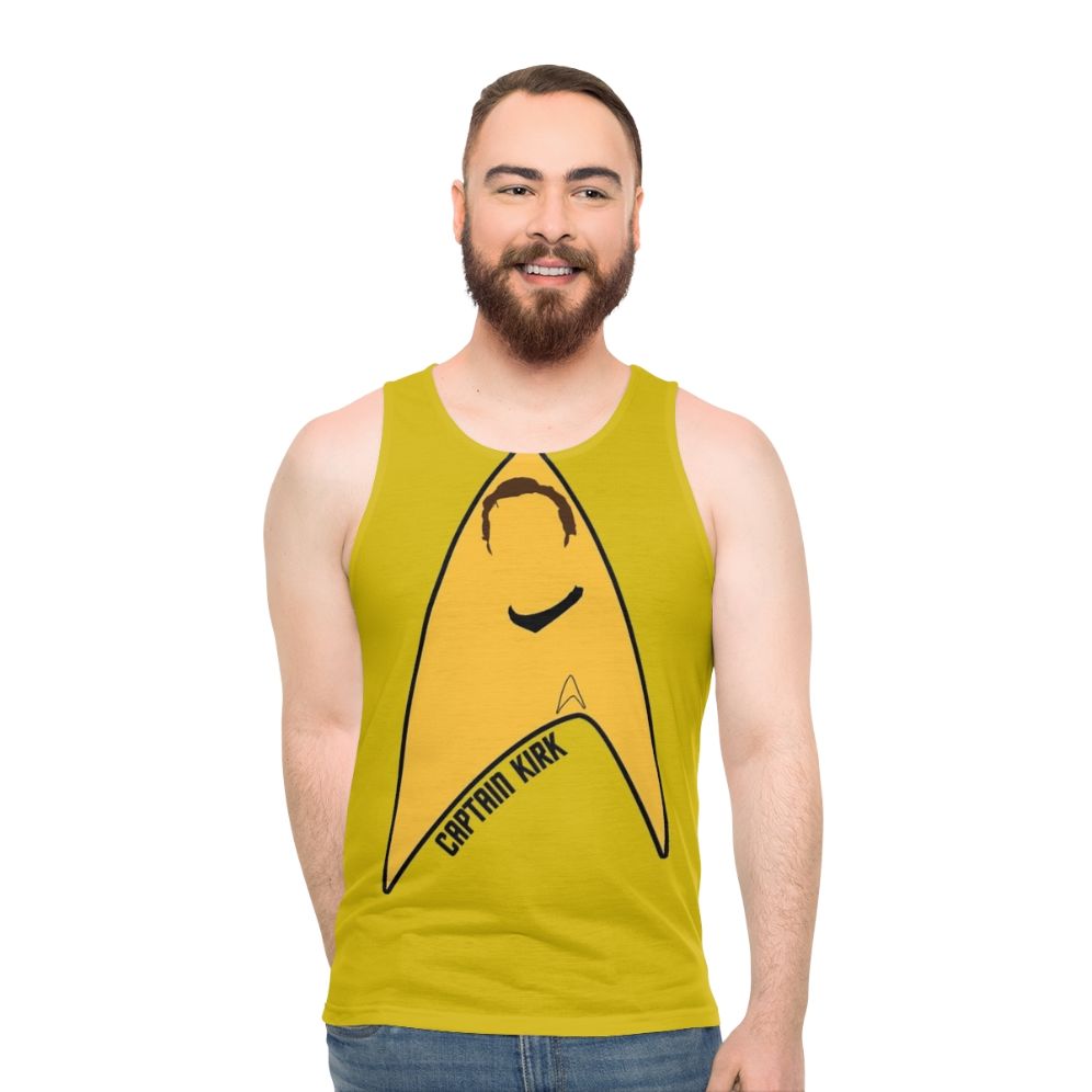 Captain Kirk Unisex Star Trek Tank Top - men