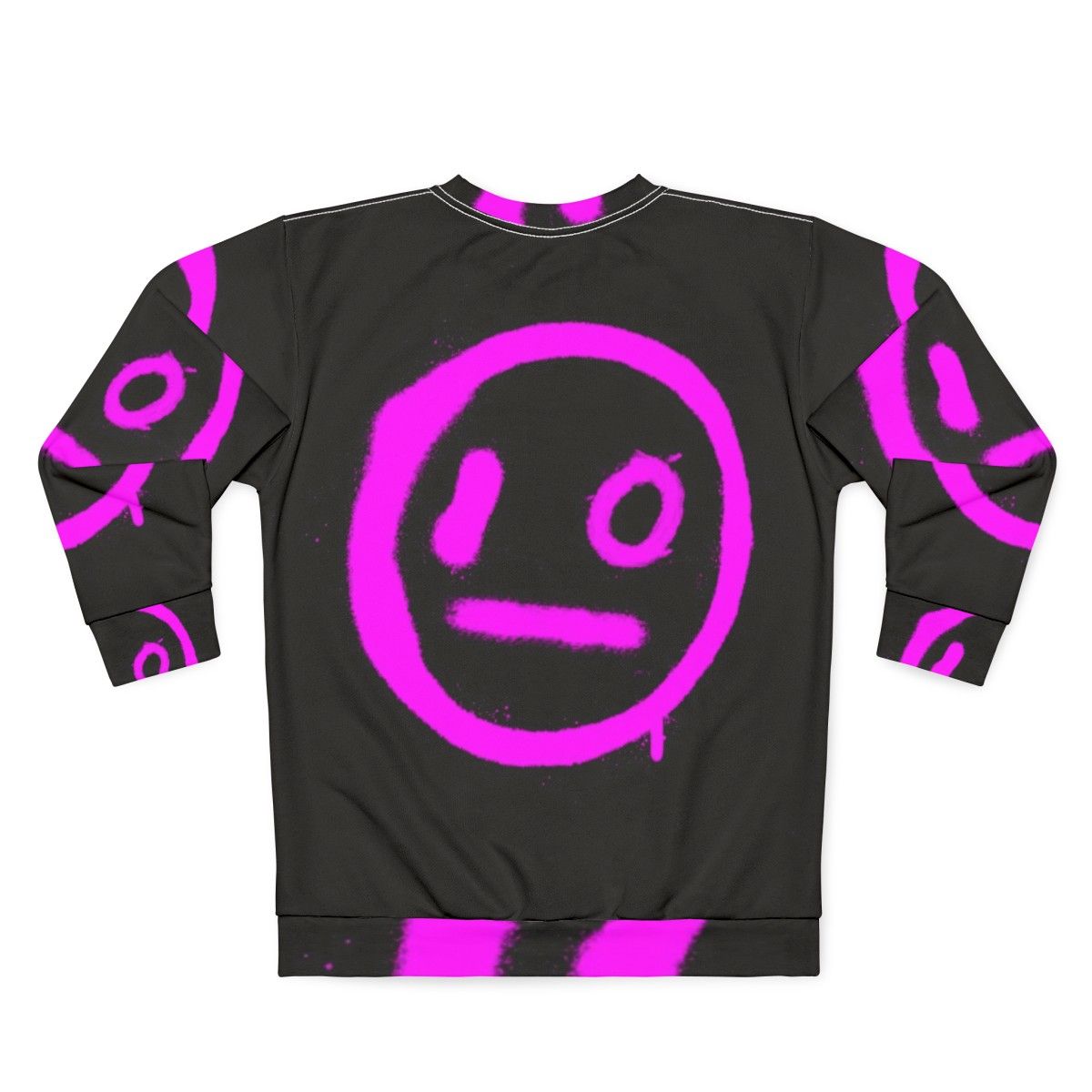 I O Pt3 Rave Sweatshirt featuring electronic music design - Back