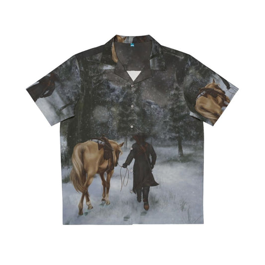 East Wind Hawaiian Shirt featuring Western and Red Dead Redemption inspired design