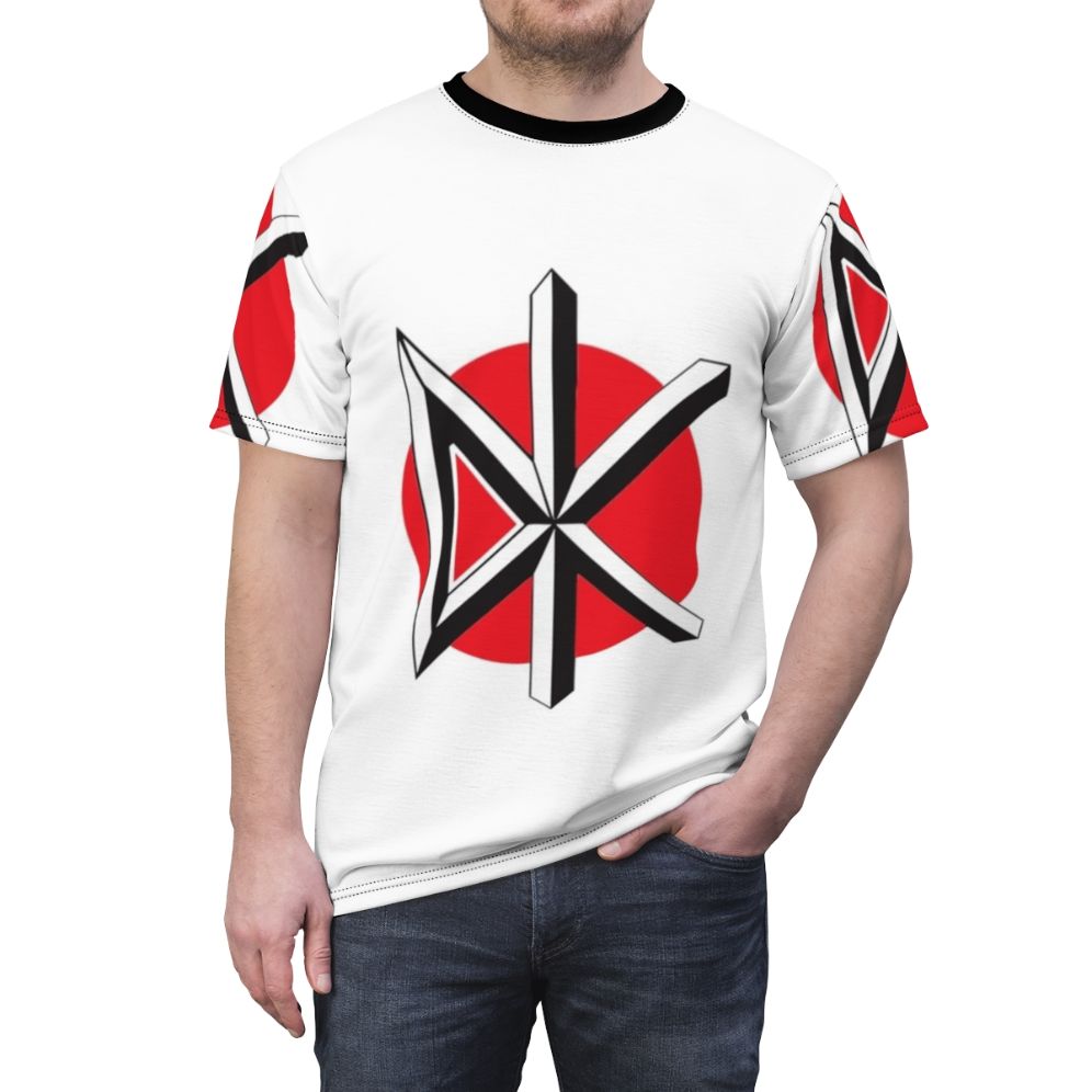 Dead Kennedys punk rock band t-shirt with classic AOP design - men front