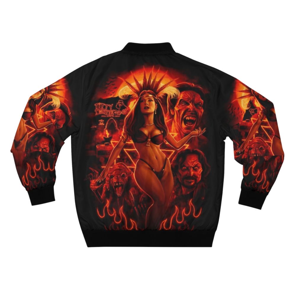 Satanico Pandemonium Bomber Jacket featuring the iconic character from the horror film From Dusk Till Dawn - Back