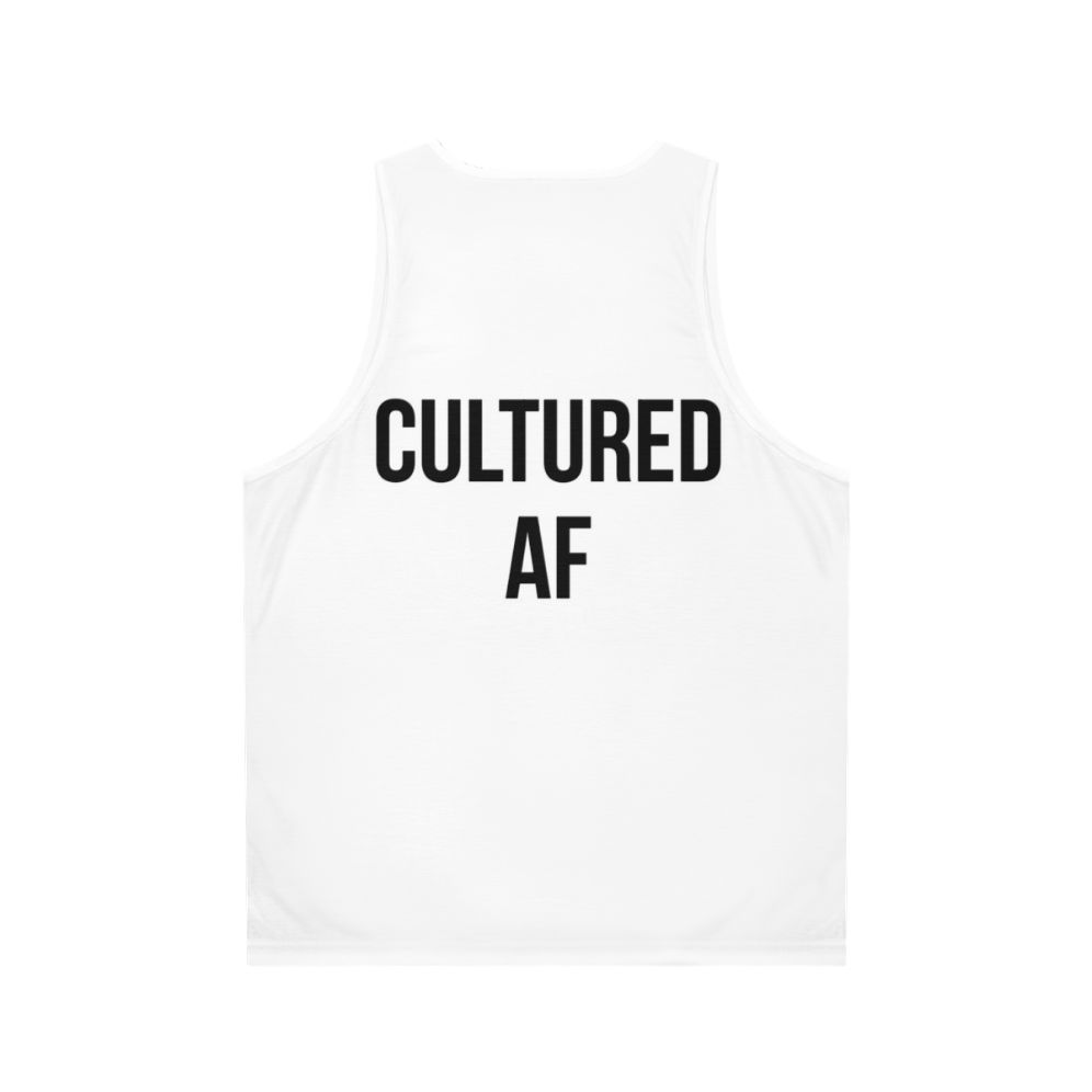 Cultured AF Unisex Tank Top - Back