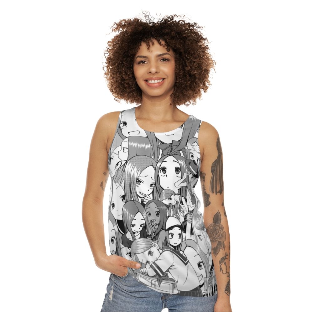 Takagi-san Smug Queen Unisex Anime Tank Top - women