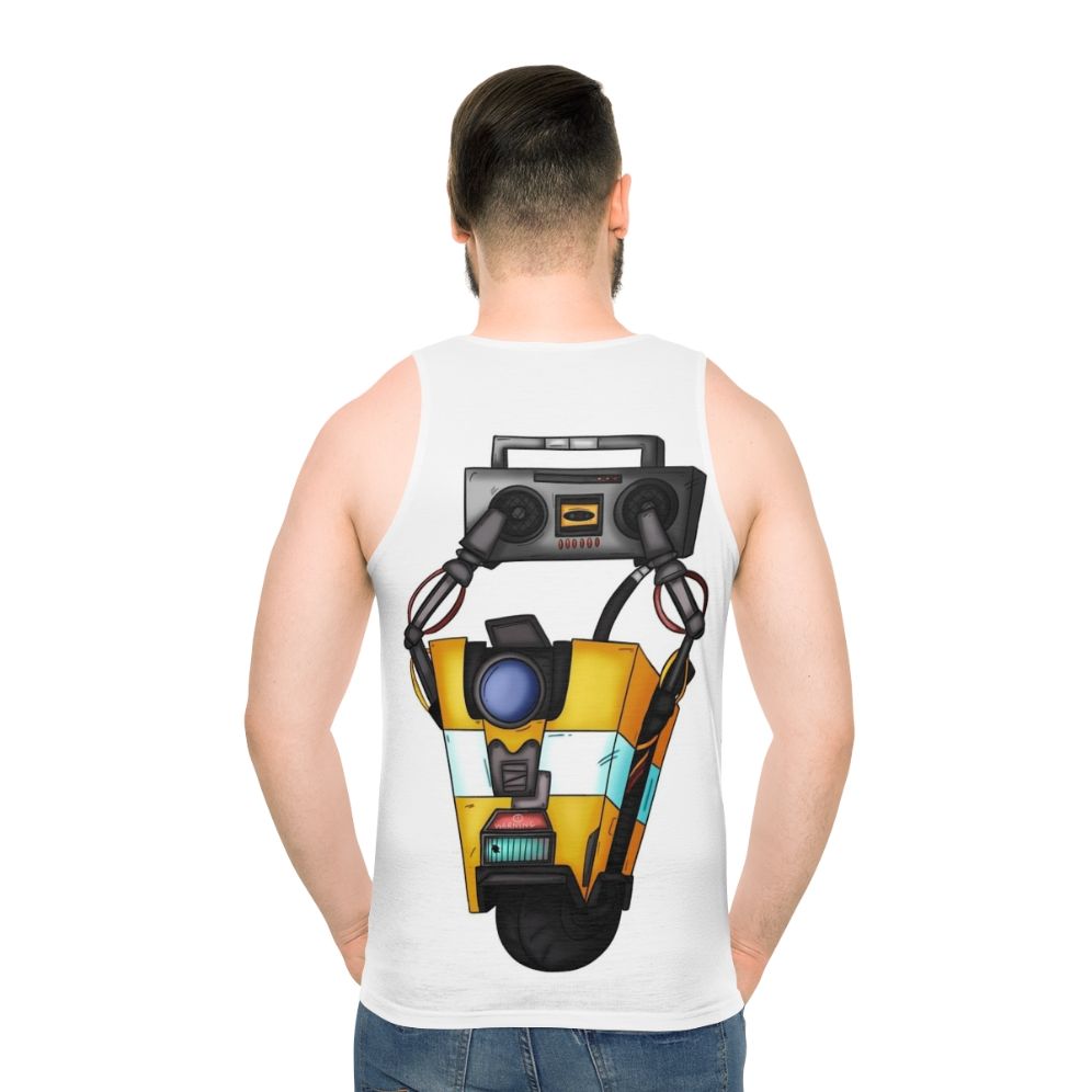 Borderlands Claptrap Boombox Unisex Tank Top - men back