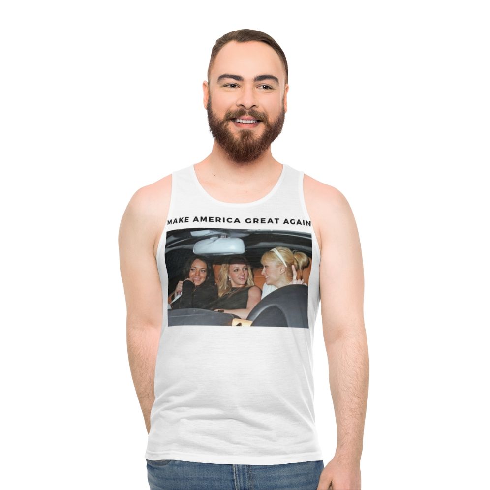 Unisex celebrity-inspired women's tank top - men