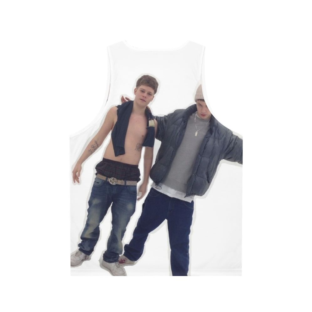 Yung Lean Bladee graphic tank top - Back